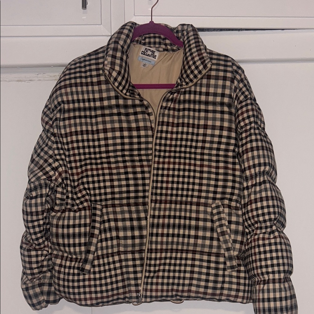 Plaid Puffer Jacket